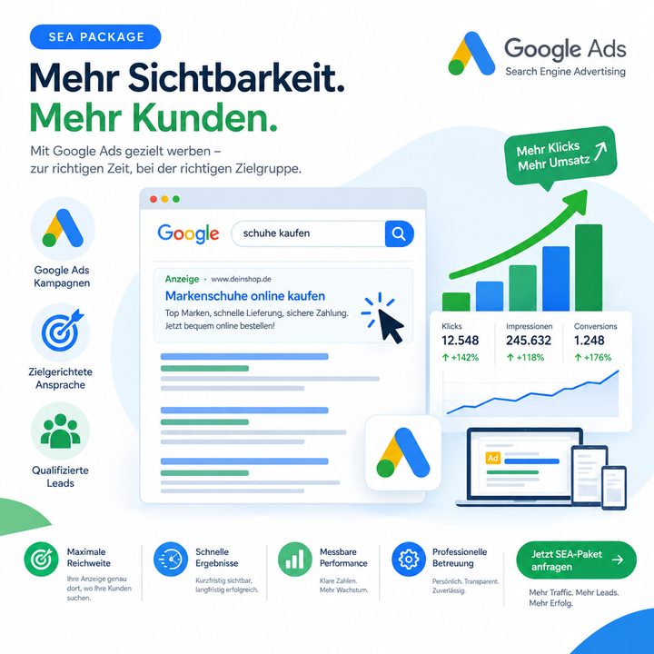 SEA pakket – Google Ads beheer